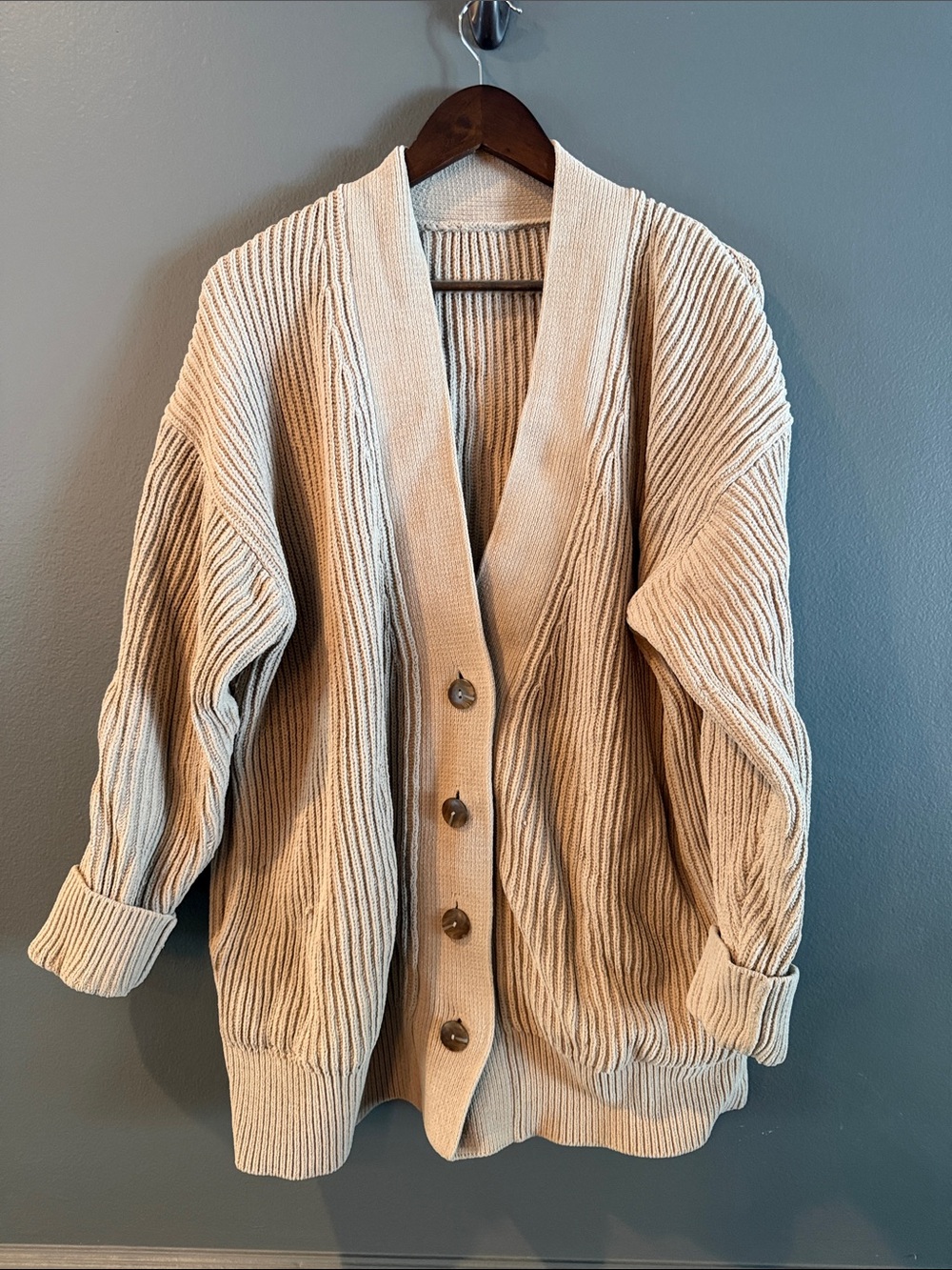 lululemon athletica Knit Button-Front Cardigan - Nutmeg